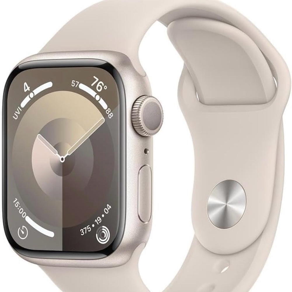 Apple Smartwatch with Beige Band